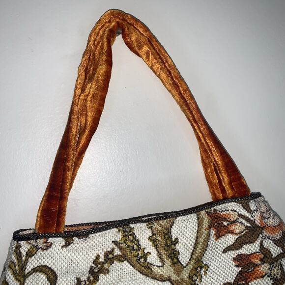 Offhand Designs Handbag Nora Italian Day Floral Tan Rhinestone Limited Edition - Picture 6 of 15